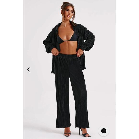 Babyboo Indi Pant in Black Size Small Lounge goth resort wear old money - Picture 3 of 9